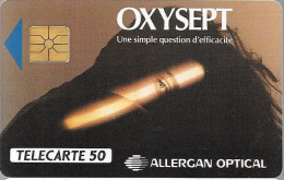 CARTE-PRIVEE-50U-GemA-D333-OXYSEPT-ALLERGAN--R° Glacé-1050-Ex-Utilisé-TBE/LUXE - Telefoonkaarten Voor Particulieren