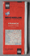 Carte MICHELIN, France, Grandes Routes, Enneigement - Cartes Routières