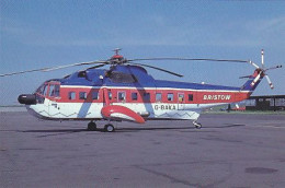 AK 195611 HELICOPTER / HUBSCHRAUBER - Bristow Helicopters - Sikorsky S-61N - Helikopters