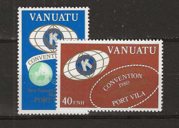 1980 MNH Vanuatu Mi 591-92 Postfris** - Vanuatu (1980-...)