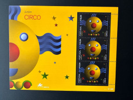 Portugal Madeira 2002 Mi. Bl. 25 Europa CEPT Circo Circus Cirque Zirkus - Blocks & Kleinbögen