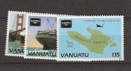 1986 MNH Vanuatu Mi 725-27 Postfris** - Vanuatu (1980-...)