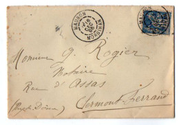 TB 4528 - 1895 - LSC - Lettre De MAURON ( Morbihan ) Pour Me G. ROGIER, Notaire à CLERMONT - FERRAND - 1877-1920: Semi Modern Period