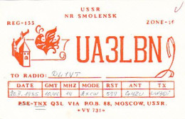 AK 195653 QSL Card - USSR - Nr Smolensk - Radio Amateur