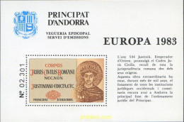 252117 MNH ANDORRA. Vegueria 1983 EUROPA 1983 - Vicariato Episcopale