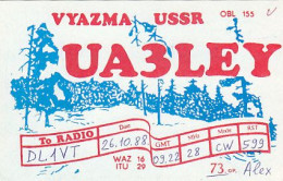 AK 195659 QSL Card - USSR - Vyazma - Radio Amateur