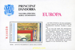 259961 MNH ANDORRA. Vegueria 1985 ROMA - INSTITUTO POLIGRAFICO - Vegueria Episcopal