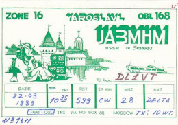 AK 195668 QSL Card - USSR - Yaroslavl - Radio Amateur