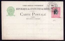 Brasil - Carte Postale - 1900 - Postal Stationery