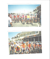 PLOUGUERNEAU   DEPART TOUR INTERNATIONAL FEMININ DU FINISTERE LOT DE 2 CARTES  THEME  CYCLISME  ***     A SAISIR **** - Plouguerneau