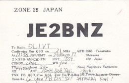 AK 195692 QSL Card - Japan - Tokyo - Radio Amateur