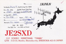 AK 195707 QSL Card - Japan - Shizuoka - Shizuoka-City - Radio Amateur