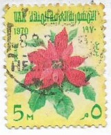 EGYPT - 1970 - Flower Poinsettia  (Egypte) (Egitto) (Ägypten) (Egipto) (Egypten) - Gebruikt