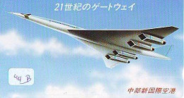 Télécarte Japon * Avion * 290-15574  * CONCORDE (44b)  Air France - Japan Air Plane Phonecard * Aeroplani Aeroplanos - Vliegtuigen