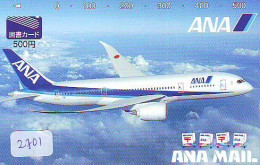 Télécarte  JAPON * AIRPLANE * ANA  *  (2701)  AVIATION * AIRLINE Phonecard  JAPAN  * FLUGZEUG * VLIEGTUIG - Airplanes