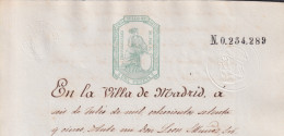 1875-PS-30 ESPAÑA SPAIN REVENUE SEALLED PAPER PAPEL SELLADO 1875 SELLO 10mo.  - Fiscales