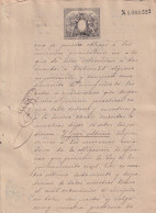 1885-PS-9 ESPAÑA SPAIN REVENUE SEALLED PAPER PAPEL SELLADO 1885 SELLO 12º.  - Fiscales