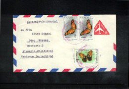 Nicaragua Interesting Airmail Postal Stationery Letter - Nicaragua