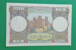 MAROC MOROCCO MARRUECOS MAROKKO BANQUE D'ETAT 100 FRANC 1951 - Morocco