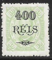 Portuguese Congo – 1902 King Carlos Surcharged 400 On 80 Réis Mint Stamp - Congo Portuguesa