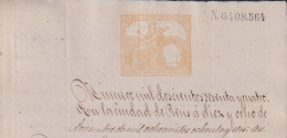 1886-PS-12 ESPAÑA SPAIN REVENUE SEALLED PAPER PAPEL SELLADO 1886 SELLO 9º.  - Fiscales