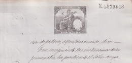 1886-PS-14 ESPAÑA SPAIN REVENUE SEALLED PAPER PAPEL SELLADO 1886 SELLO 12º.  - Fiscales