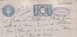 1902-PS-1 ESPAÑA SPAIN REVENUE SEALLED PAPER PAPEL SELLADO 1902 SELLO 11º.  - Fiscales