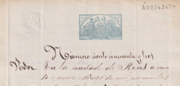 1904-PS-4 ESPAÑA SPAIN REVENUE SEALLED PAPER PAPEL SELLADO 1904 SELLO 7º.  - Fiscales