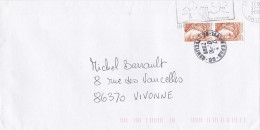 2008-- Cachet Rond  MAUREPAS CC Du  17-10-2008..type Sabine X 2 Sur Lettre Pour VIVONNE-86 - Manual Postmarks