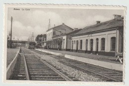 CP De CHAPELLE-LEZ-HERLAIMONT  - LA GARE De PIETON -voir Les 2 Scans ! - Chapelle-lez-Herlaimont