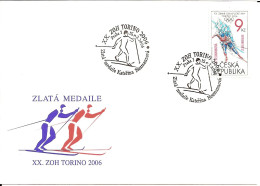 FDC 471 Czech Republic OG Torino 2006 Gold Medal - Inverno2006: Torino