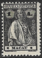 Macao Macau – 1913 Ceres Type 1 Avo Mint Stamp - Ungebraucht
