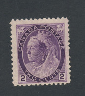 Canada Victoria Numeral Stamp #76-2c MGD F/VF Guide Value= $50.00 - Ongebruikt