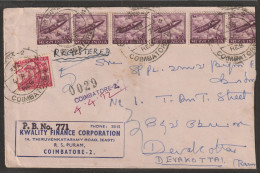 India 1972 Refugee Relief Stamp With Private Cover And Multiple Rocket Stamps And Delivery  Cancellation Also (a21) - Briefe U. Dokumente