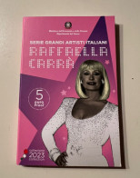 Italie 2023 : 5€ 'Raffaella Carra' (BE En Coincard) - Disponible En France - Italia