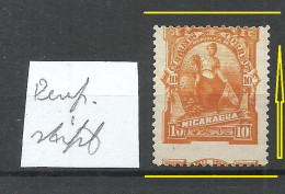 NICARAGUA 1891 Michel 39 (*) ERROR Perforation Variety No Gum/ohne Gummi - Nicaragua