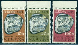 1974 Europa CEPT,Silver Coin,Rape Of Europa,Cyprus,409,MNH - 1974