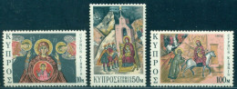 1974 Christmas,Escape To Egypt,Mary,archangel,Adoration,The Magi,Cyprus,419 ,MNH - Paintings