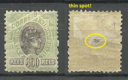 BRAZIL Brazilia O 1894 Michel 11o * NB! Thin Spot! - Unused Stamps
