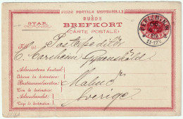 SUÈDE / SWEDEN -1889 - 10ö REPLY Postal Card Used From BERLIN, Germany To Malmö, Sweden - Enteros Postales