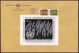 UN New York Sc116 FAO, Freedom From Hunger, Wheat, Photo Essay FDC 1, Essai - Contre La Faim