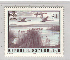 Austria, 1984, Bird, Birds, 1v, MNH** - Swans