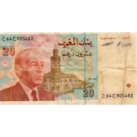 MAROC - PICK 67 A - 20 DIRHAMS - 1996 - TTB - Maroc