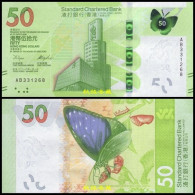 Hong Kong (SCB) 50 Dollars, 2018, Paper, UNC - Hong Kong