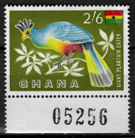 Ghana 1959 MiNr. 58  Birds Great Blue Turaco (Corythaeola Cristata) 1v MNH** 4.00 € - Cuco, Cuclillos