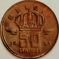 Belgium - 50 Centimes 1965, KM# 149.1 (#3098) - 50 Centimes