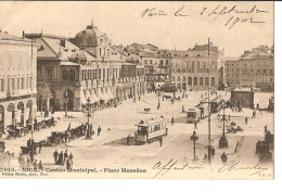 NICE -CASINO MUNICIPAL - PLACE MASSENA - TRAMWAYS - Straßenverkehr - Auto, Bus, Tram