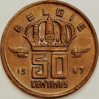 Belgium - 50 Centimes 1967, KM# 149.1 (#3099) - 50 Centimes