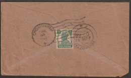 India K G VI Th Stamp On Cover With Machine Cancellation ( A69) - Lettres & Documents