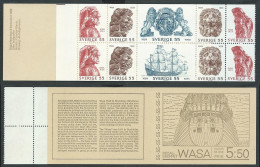 1969 SVEZIA LIBRETTO VASCELLO REALE WASA MNH ** - K1 - 1951-80